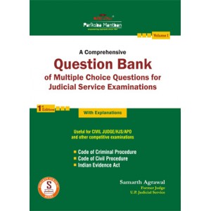 Pariksha Manthan's A Comprehensive Question Bank of Multiple Choice Questions for Judicial Services Examinations [JMFC] by Samarth Agrawal